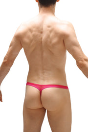 Tanga de hilo fucsia de red Anost