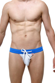 Tanga de bain Torreilles Blanc - PetitQ Underwear