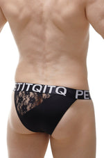 Bigoo Lace Tanga Schwarz