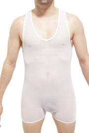 Body Boxer Transparent Blanc - PetitQ Underwear