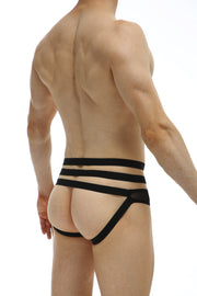 Jockstrap Bassan Net Noir