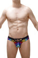 Plones Leoparden-Regenbogen-Tanga